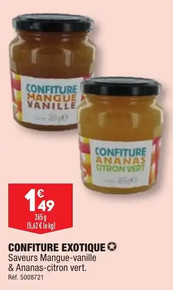 ALDI CONFITURE EXOTIQUE offre