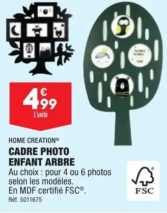 ALDI HOME CREATION® CADRE PHOTO offre