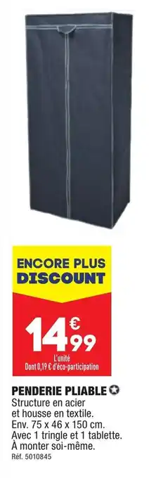 PENDERIE PLIABLE