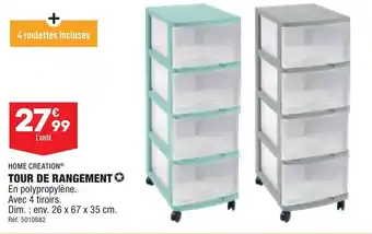 ALDI TOUR DE RANGEMENT offre