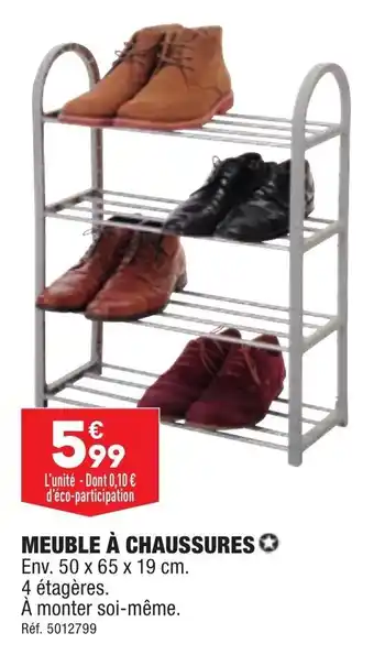 ALDI MEUBLE À CHAUSSURES offre