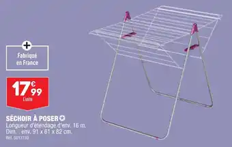 ALDI SÉCHOIR À POSER offre