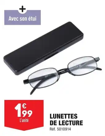 ALDI LUNETTES DE LECTURE offre