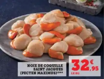 Hyper U NOIX DE COQUILLE SAINT JACQUES (PECTEN MAXIMUS)*** offre