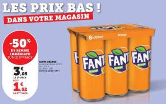Hyper U FANTA ORANGE offre