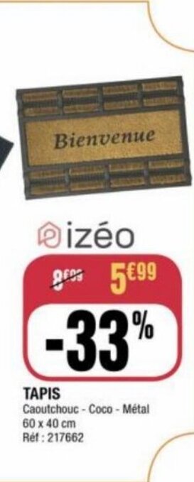 La Foir'Fouille TAPIS offre