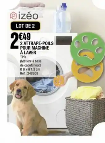 2 ATTRAPE-POILS POUR MACHINE Ă LAVER