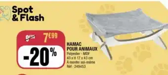HAMAC POUR ANIMAUX Polyester-MDF