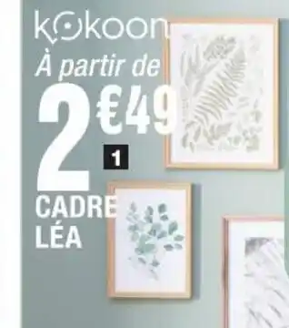 La Foir'Fouille CADRE LÉA offre
