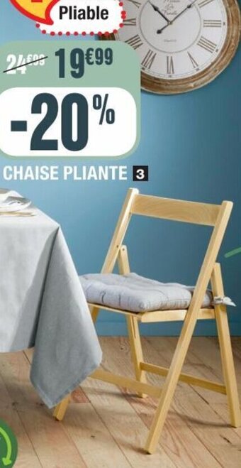 La Foir'Fouille CHAISE PLIANTE offre