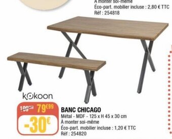 La Foir'Fouille BANC CHICAGO offre