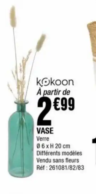 La Foir'Fouille VASE Verre offre