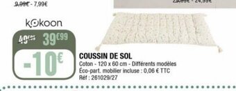 La Foir'Fouille COUSSIN DE SOL offre