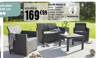 La Foir'Fouille SALON MADO IV Résine - Polycoton Galette d'assise offre