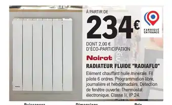 E.Leclerc Brico RADIATEUR FLUIDE "RADIAFLO" offre
