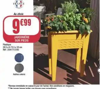 La Foir'Fouille JARDINIÈRE SUR PIEDS offre