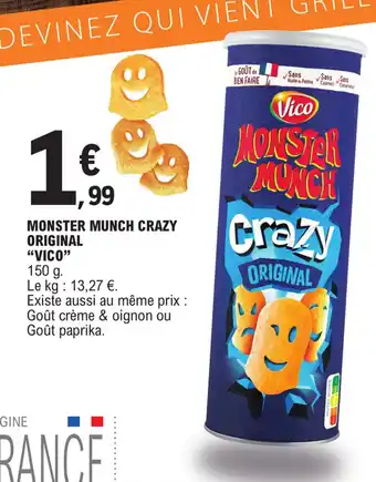 E.Leclerc MONSTER MUNCH CRAZY ORIGINAL offre