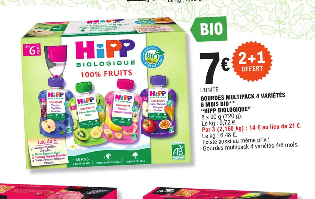 Promo GOURDES MULTIPACK 4 VARIÉTÉS chez E.Leclerc