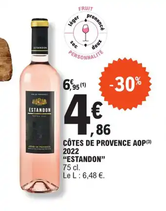 E.Leclerc CÔTES DE PROVENCE AOP (³) offre