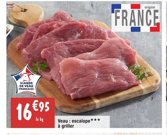 Migros Veau: escalope*** à griller offre