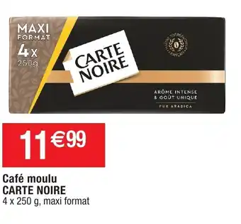 Migros Café moulu CARTE NOIRE offre