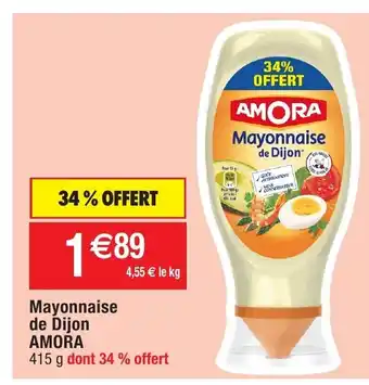 Migros Mayonnaise de Dijon AMORA offre