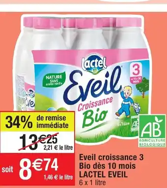 Migros Eveil croissance 3 Bio dès 10 mois offre
