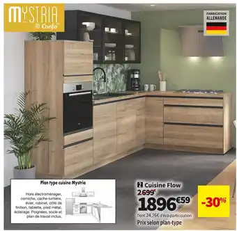 Conforama Cuisine flow offre