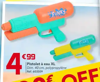 Gifi Pistolet à eau xl offre