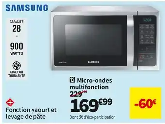 Conforama Samsung micro-ondes multifonction mc28h5013as offre