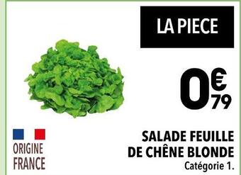 Supeco Salade feuille de chêne blonde offre
