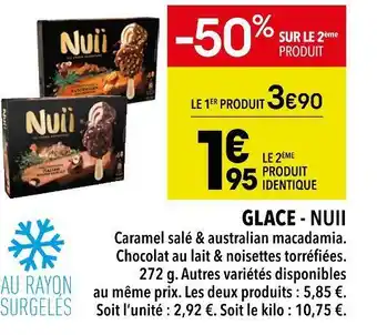 Supeco Nuii glace offre