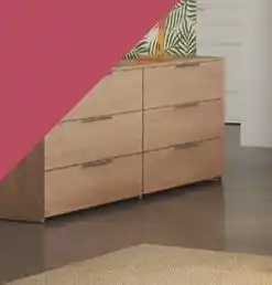 Conforama Commode 6 tiroirs tempo offre