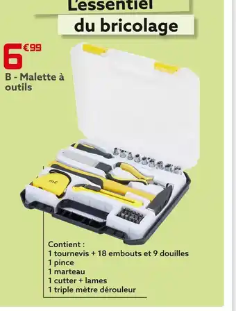 Gifi Malette à outils offre