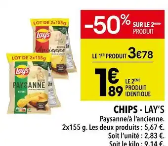 Supeco Lay’s chips offre