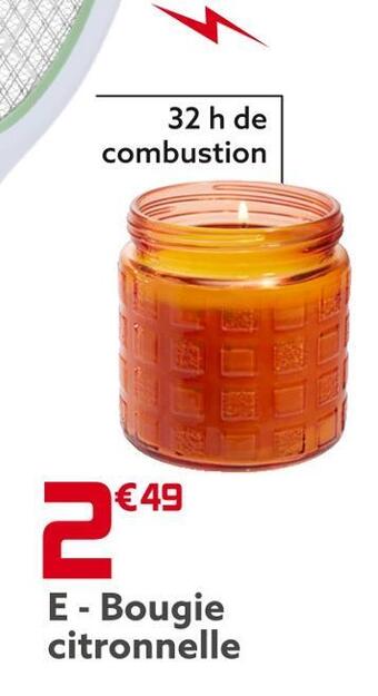 Gifi Bougie citronnelle offre