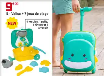 Gifi Valise + 7 jeux de plage offre