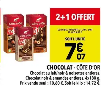 Côte d’or chocolat