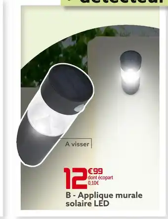 Gifi Applique murale solaire led offre