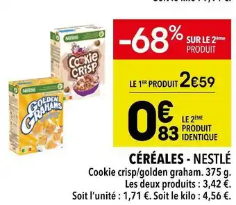 Supeco Nestlé céréales offre