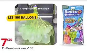 Gifi Zuru bombes à eau x100 offre