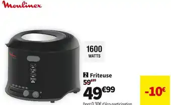 Conforama Moulinex  friteuse af125810 offre