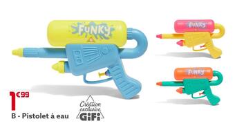 Gifi Pistolet à eau offre