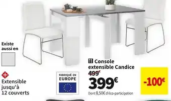 Conforama Console extensible candice offre