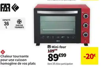 Conforama Far mini-four mfct36r ek1 offre