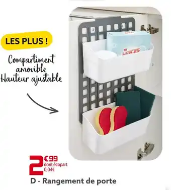 Gifi Rangement de porte offre