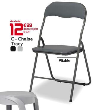 Gifi Chaise pliante tracy offre