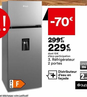 BUT Réfrigérateur 2 portes offre