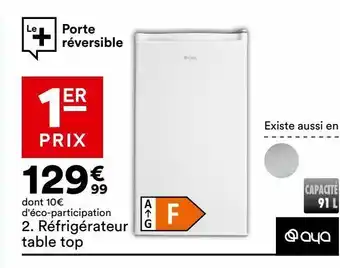 BUT Réfrigérateur table top offre