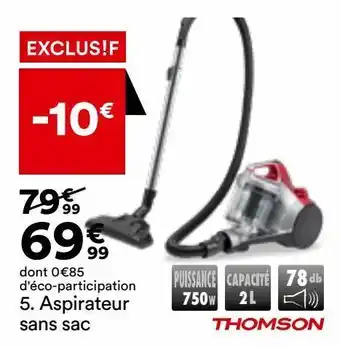 BUT Aspirateur sans sac offre